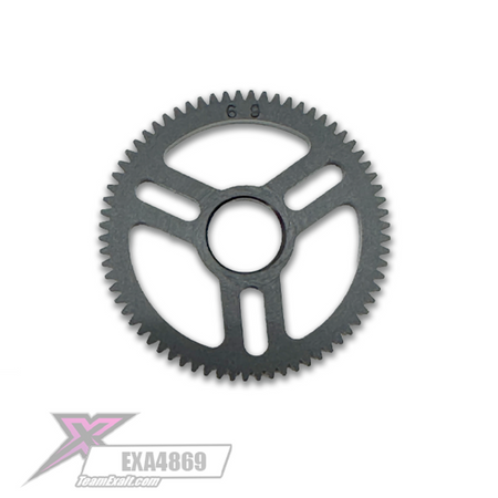 Team Exalt X-tra Light-Speed Machined Delrin 69t (Tooth) 48p Spur Gear EXA4869 image 0