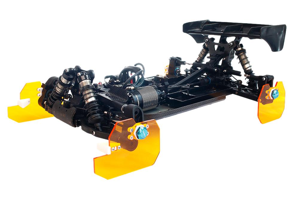 720Spin 1/8 Scale Buggy Chassis Universal Setup Station (Front and Rear) Orange image 0