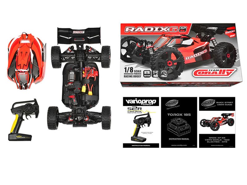 Team Corally 1/8 Radix XP Buggy 4WD 6S Brushless RTR 00185-R image 1