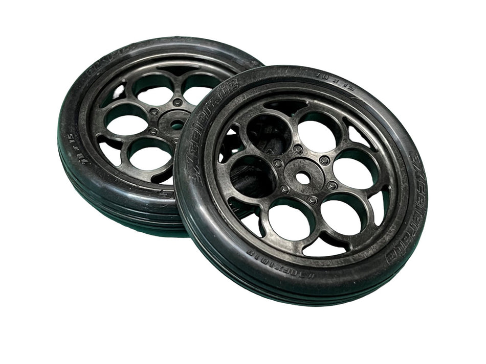 eXcelerate Looper Front Wheel Pre Mount w/Hard Belted Tires (2) XCE-0055-HA image 0