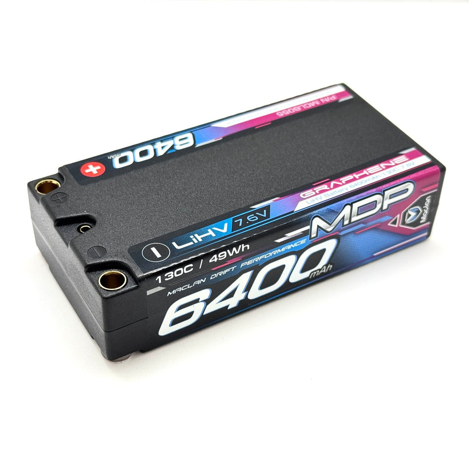 Maclan MDP Graphene HV 6400mah 130c 2s Shorty Lipo Battery MCL6055 image 0