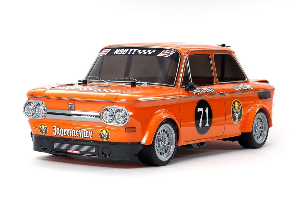 Tamiya 1/10 RC M-05 NSU TT Jagermeister Kit w/ Hobbywing THW 1060 ESC 58649-A image 0