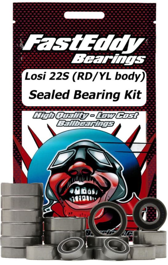 Fast Eddy Bearing Kit for TLR Losi 22S ST (RD/YL body) TFE6609 6609 image 0