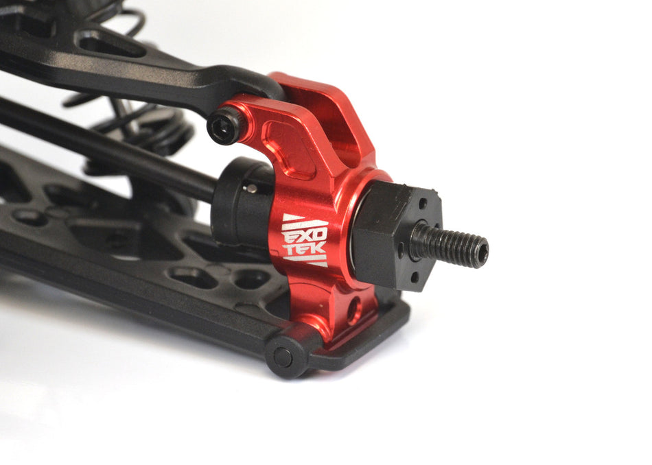 Exotek Rear Aluminum Hubs for Arrma Typhoon Granite Mojave GROM- Losi Nascar 2276 EXO2276 image 0