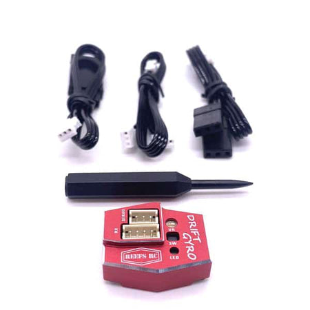 Reefs RC Drift Gyro for 1/10 and Mini Scale RC Drift Cars Red REEFS143 image 1