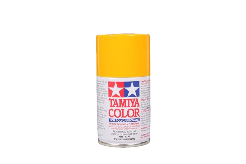 Tamiya Polycarbonate Lexan Paint PS-19 Camel Yellow 100ml Spray TAM86019 86019 image 0