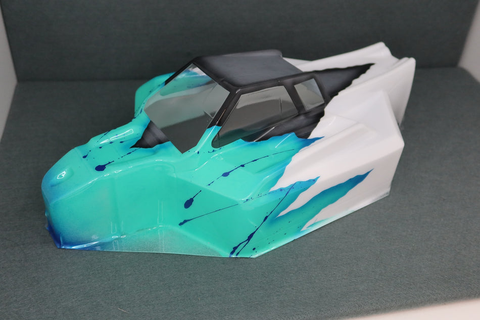 New Custom Airbrush Painted Body Associated RC8B4 - RE8B4.1 1/8 Nitro Buggy