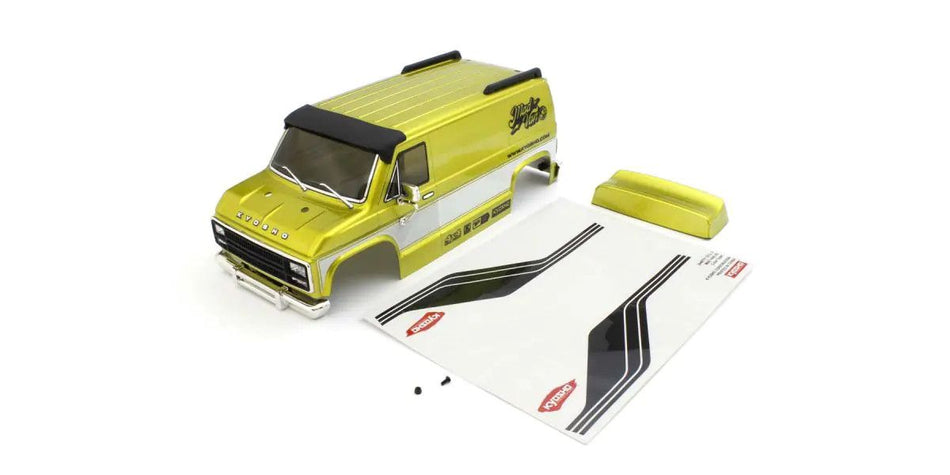 Kyosho Mad Van VE Decoration Body Set Yellow FAB503YL image 0