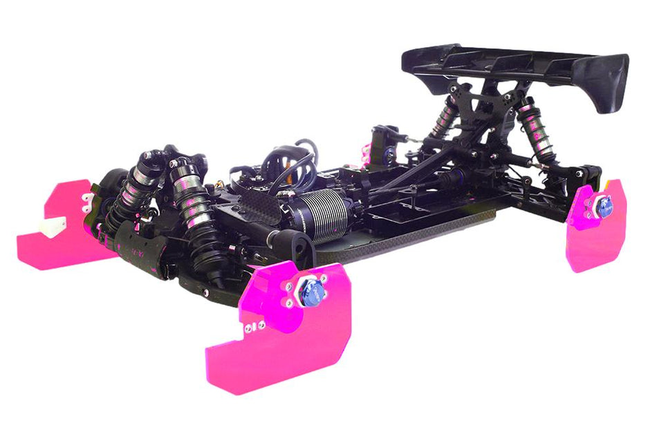 720Spin 1/8 Scale Buggy Chassis Universal Setup Station (Front and Rear) Pink image 0