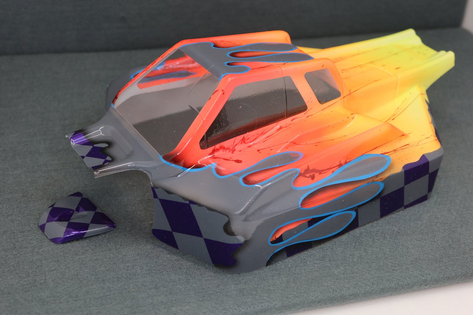 Ron's Reserve Series Custom Airbrush Painted Body For RC8B4 RE8B4.1 1/8 Buggy