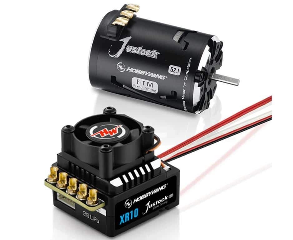 Hobbywing XR10 Justock G3S ESC &amp; SD G2.1 Motor Combo JS7 25.5 (25.5t) 38020374 image 0