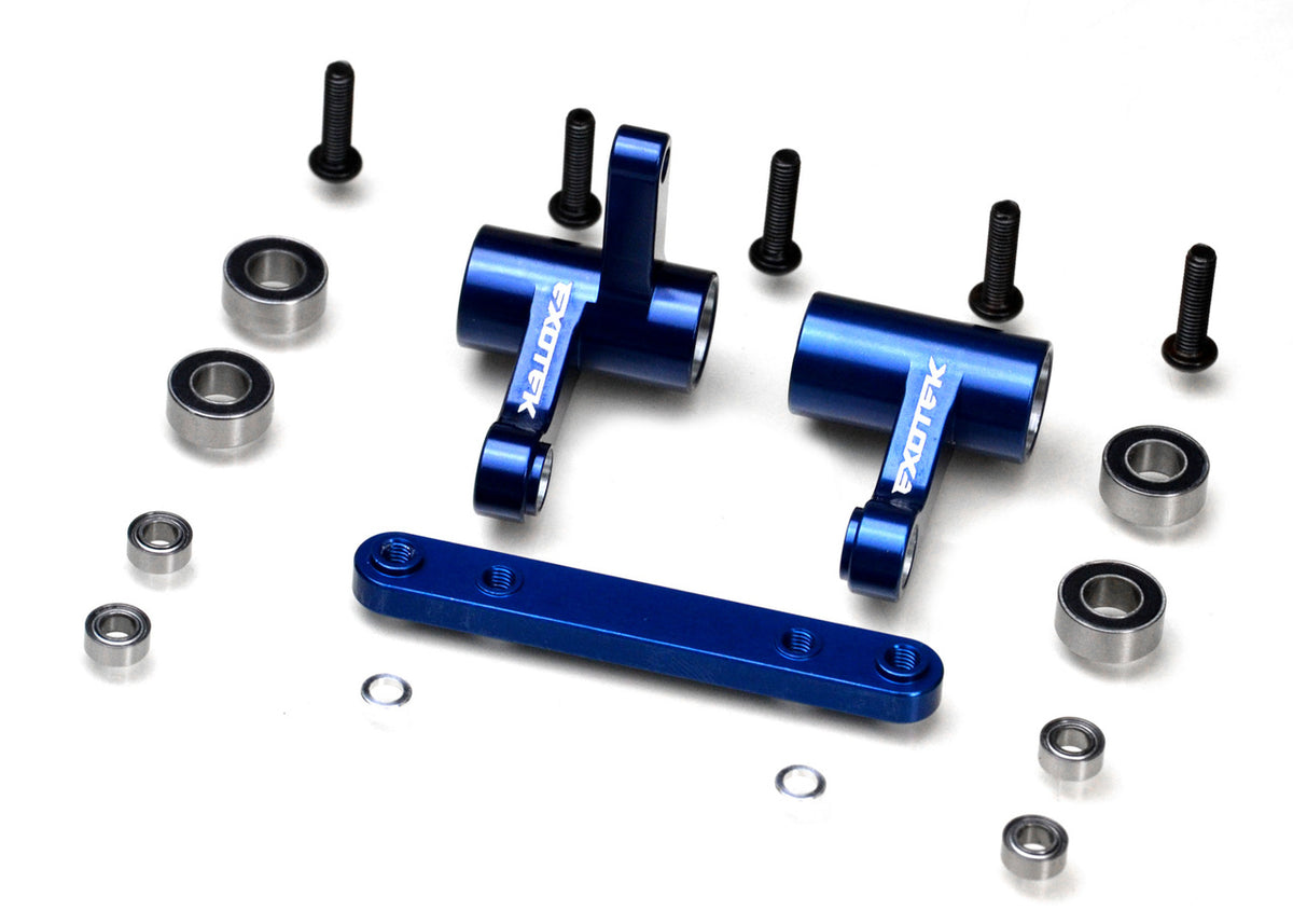 Exotek Slash Pro Aluminum Steering Set w/Crank Rack &amp; Full Bearings 1984 image 1