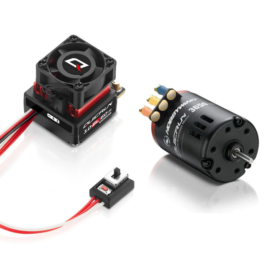 Hobbywing Quicrun 10BL60 SD G2 ESC QR3650 SD 13.5T G2 Motor Combo 2S 30803201 image 0