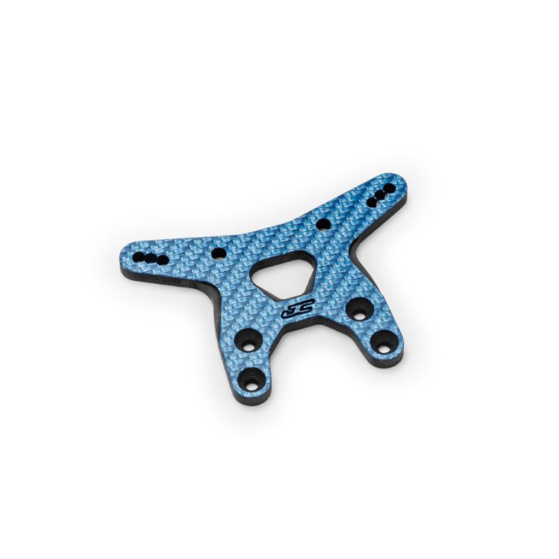 Jconcepts Carbon Fiber Front Shock Tower Blue for B7/B7D 2wd Buggy 51871 image 0