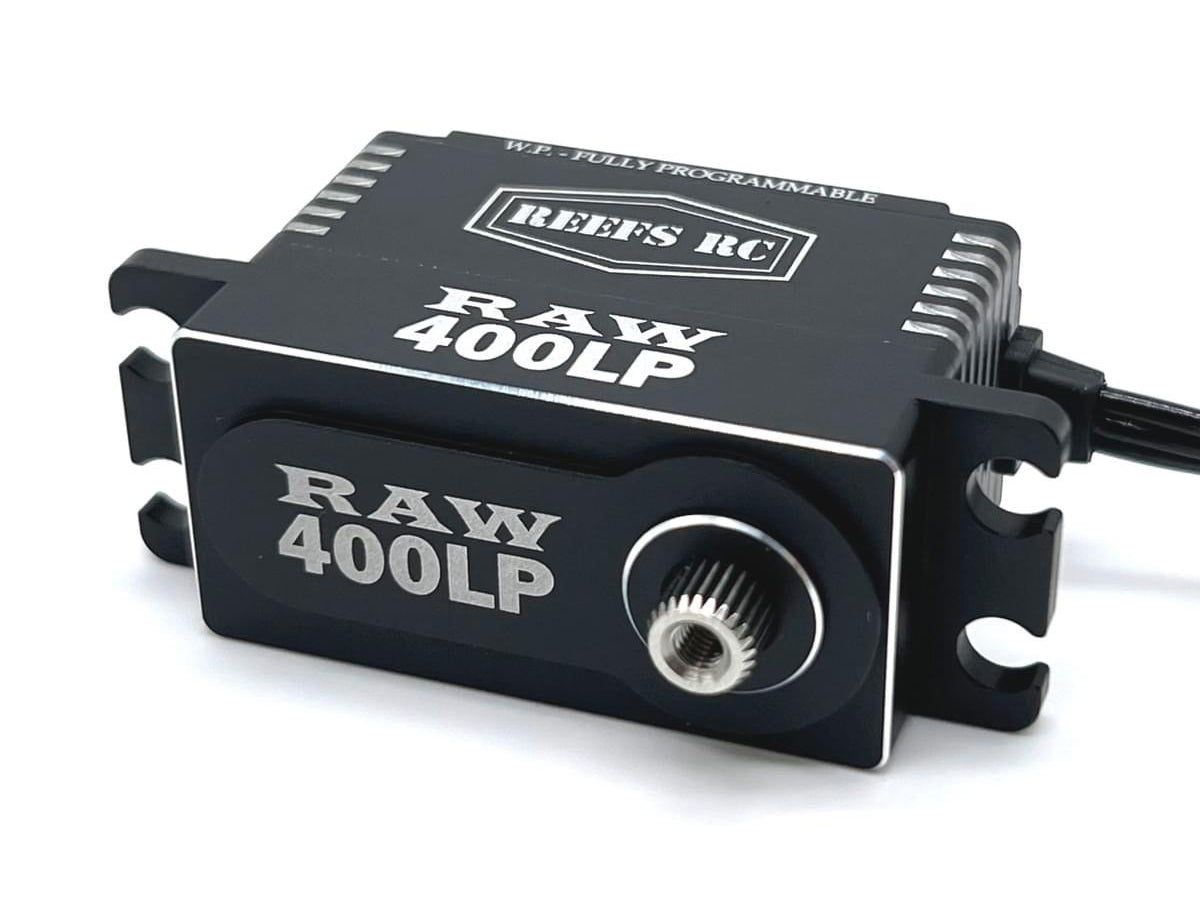 Reefs RC Raw 400 Low Profile (LP) Black Waterproof Programmable Servo REEFS137 image 0
