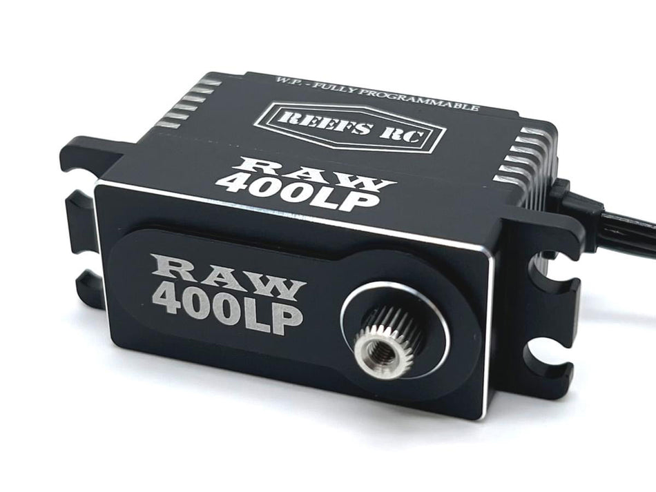 Reefs RC Raw 400 Low Profile (LP) Black Waterproof Programmable Servo REEFS137 image 0