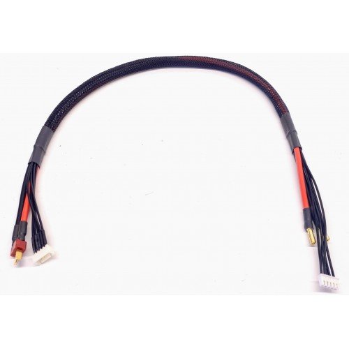 24in (2 foot) Dean's 4s LiPo Balance Charging Leads – Harness image 0
