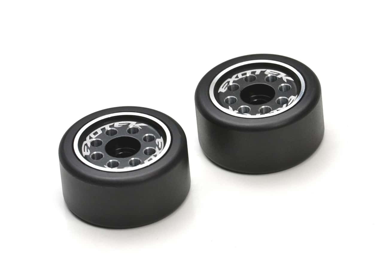 Exotek Losi TLR 22s Drag Wheelie Bar Wheels CNC Alloy/Delrin EXO2027 2027 image 0