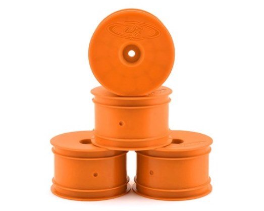 DE Racing Speedline Buggy Wheels for Associated B6.3 B6.4 B74.1 B74.2 TLR 22 22X-4 Rear Orange DER-SB4-ARO image 0