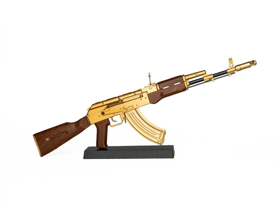 GoatGuns 1/3 Scale Die Cast AK47 Model Rifle Gold GOAAK-GOLD image 0