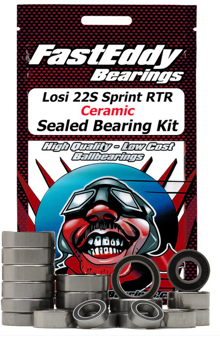 FastEddy Ceramic Bearing Kit for Losi 1/10 22s Sprint Car TFE9611