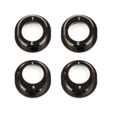 Team Associated Aluminum Diff Height Inserts T6.2 SC6.2 B6.4 B6.4D ASC91793 91793 image 0