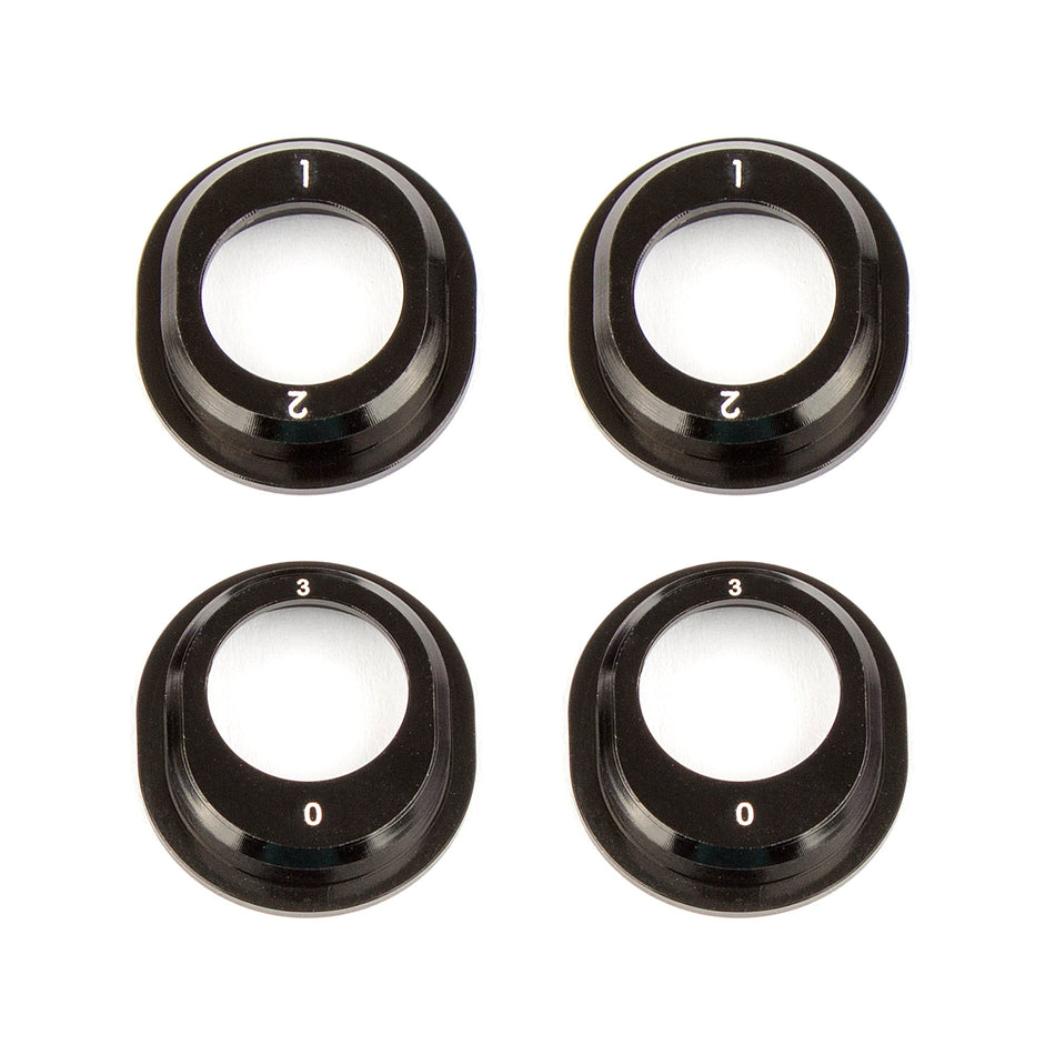 Team Associated Aluminum Diff Height Inserts T6.2 SC6.2 B6.4 B6.4D ASC91793 91793 image 0