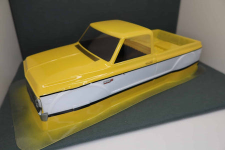 New Custom Painted 1/10 1972 Chevy K-10 Truck 12.3" Wheelbase Crawler Body image 0