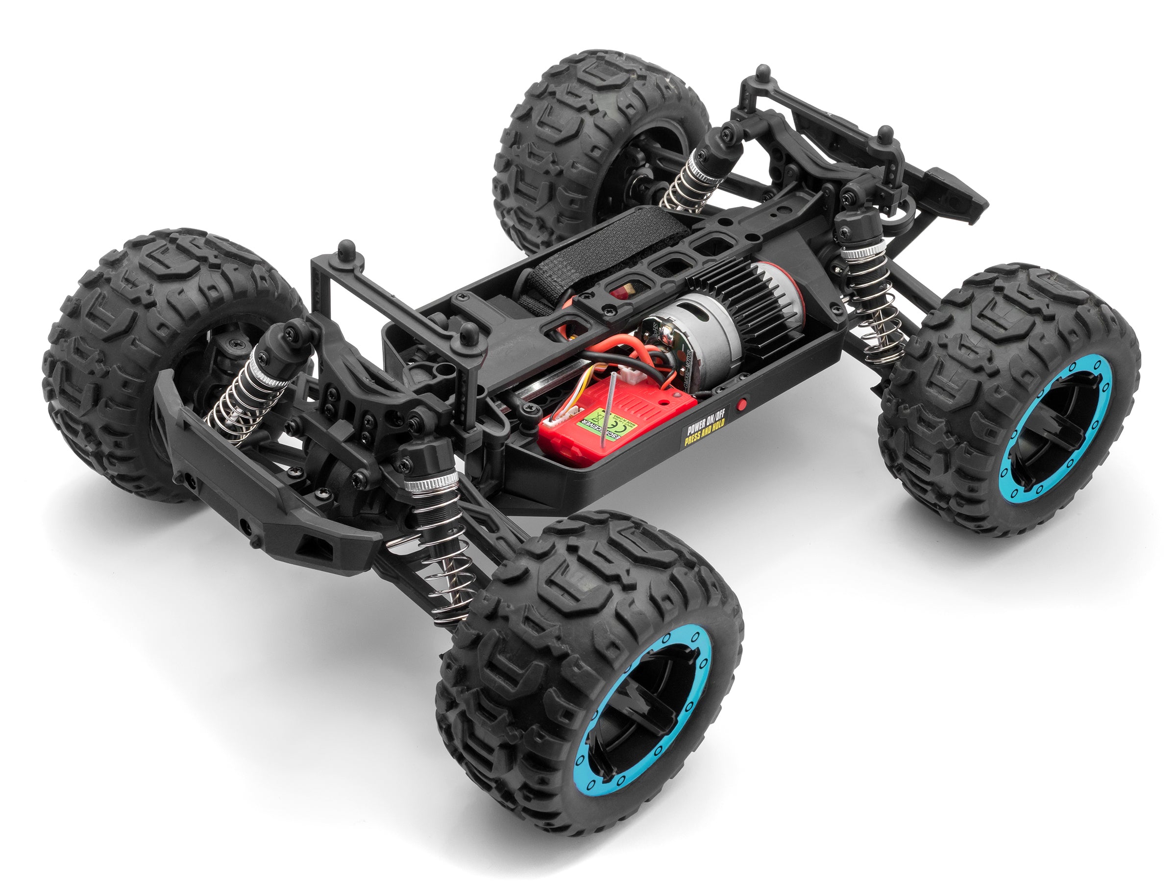 BlackZon Slyder 1/16th RTR 4WD Electric Monster Truck Blue BZN540104 540104 image 1