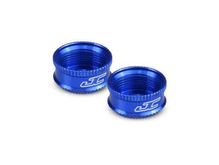 Jconcepts Fin VCS3 Shock Bottom Cap Blue for Team Associated 13mm Shocks 24921 image 0