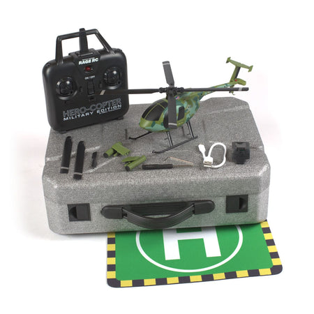Rage RC Hero-Copter Military 4 Blade RTF Heli MARINES SEMPER FI RGR6101 6101 image 0
