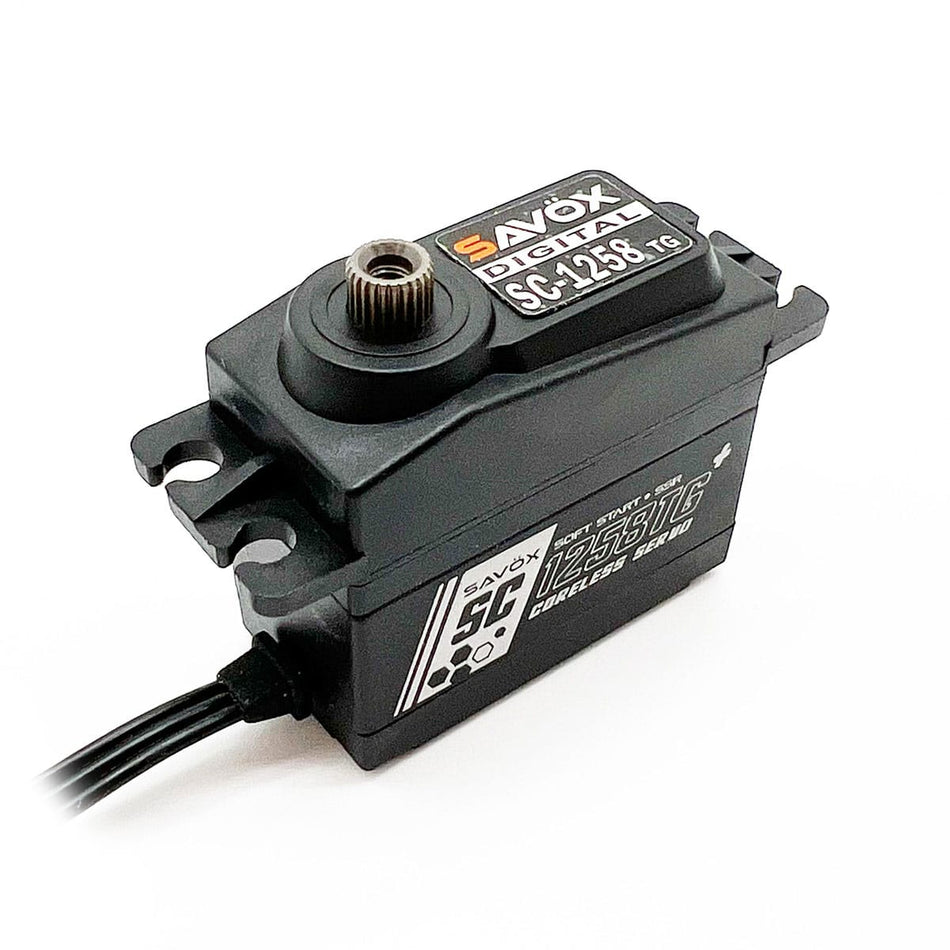 Savox SC1258TGP-BE Servo Black Edition Plus Coreless Digital Servo Standard Size image 0