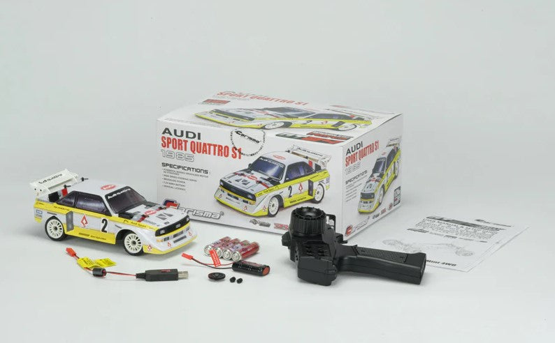 Carisma GT24 2.0 Audi Sport Quattro S1 1985 1/24 Scale 4WD Brushless RTR 91968 image 0
