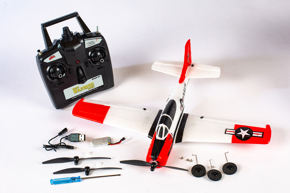 Rage T-28 Trojan Micro RTF Airplane with PASS Pilot Assist Stability System 1302 image 0