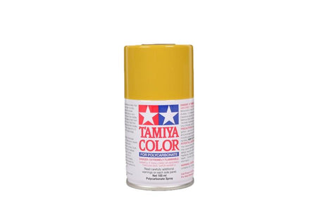 Tamiya Polycarbonate Lexan Paint PS-56 Mustard Yellow Spray Can TAM86056 86056 image 0