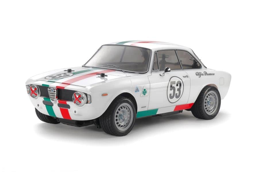 Tamiya 1/10 RC Alfa Romeo Giulia Sprint GTA w/White Painted Body (MB-01) 47501 image 0