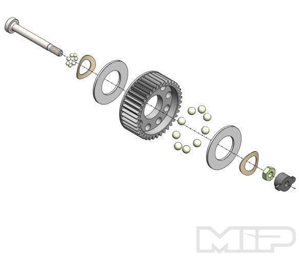 MIP Rebuild Kit Losi Mini-T/B 2.0 Series Ball Diff 20095 image 0