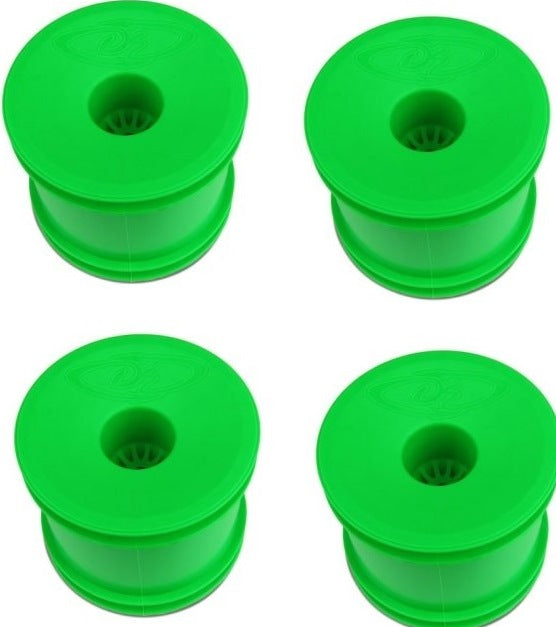 DE Racing SpeedLine Wheels for Associated Stadium Truck T5m T6.1 T6.2 ET410 Green DER-SS4-AG image 0