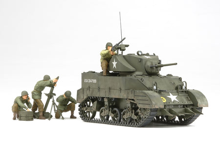 Tamiya 1/35 Scale US Light Tank M5A1 Plastic Model Kit 35313 image 0
