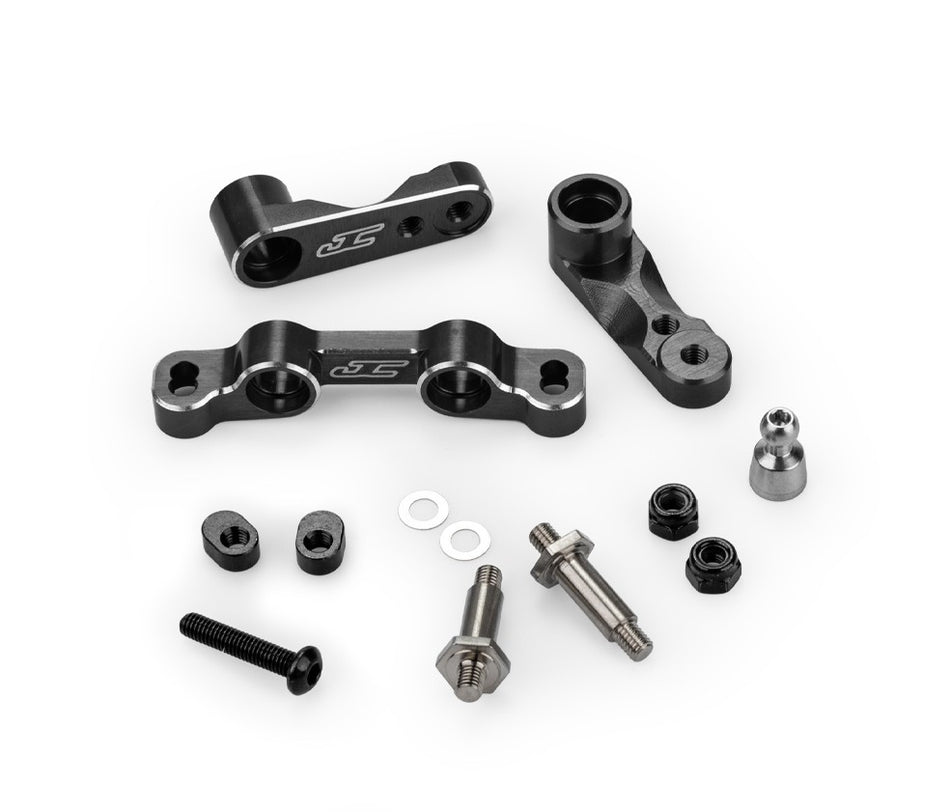 Jconcepts Steering Kit (Black) for Team Associated B7 &amp; B7D Buggy 52092 image 0
