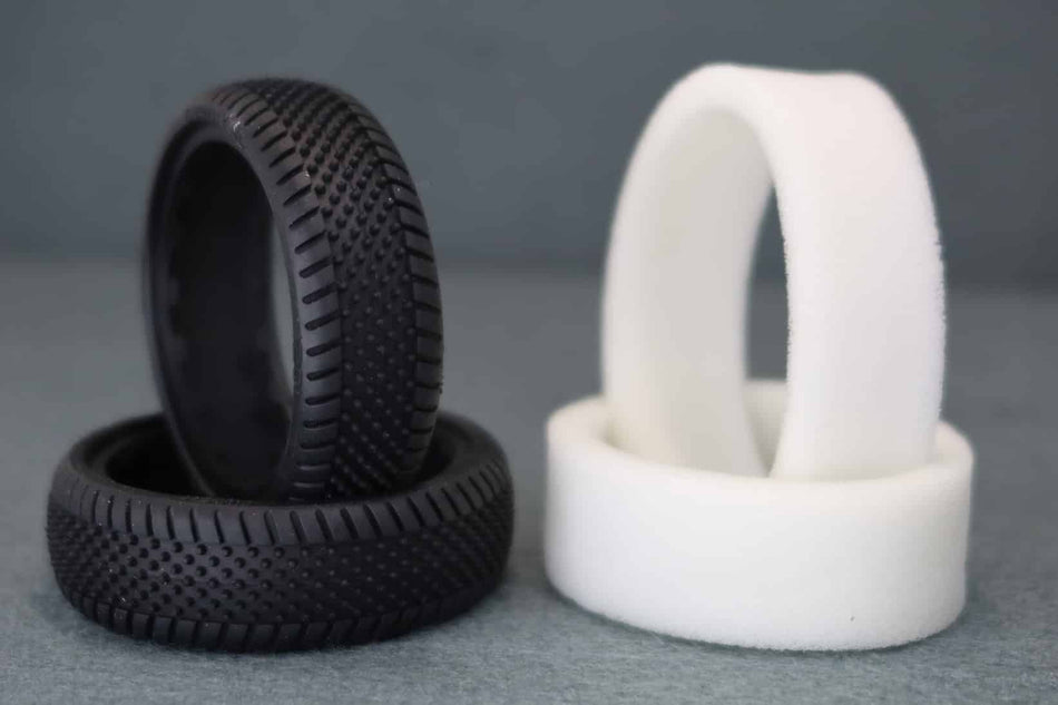 Gravity Clinger Stage Five Compound Tires (2) for 2.2 Front 2wd Buggy GRC1201 image 0