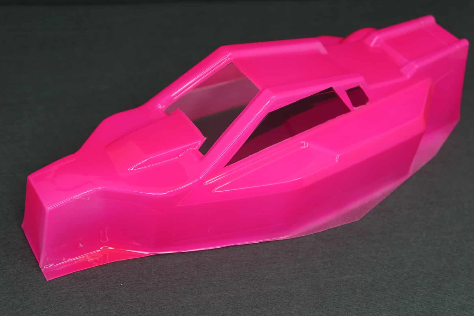 New Custom Painted Pink Body for Team Associated B7 &amp; B7D 2wd Buggy image 0