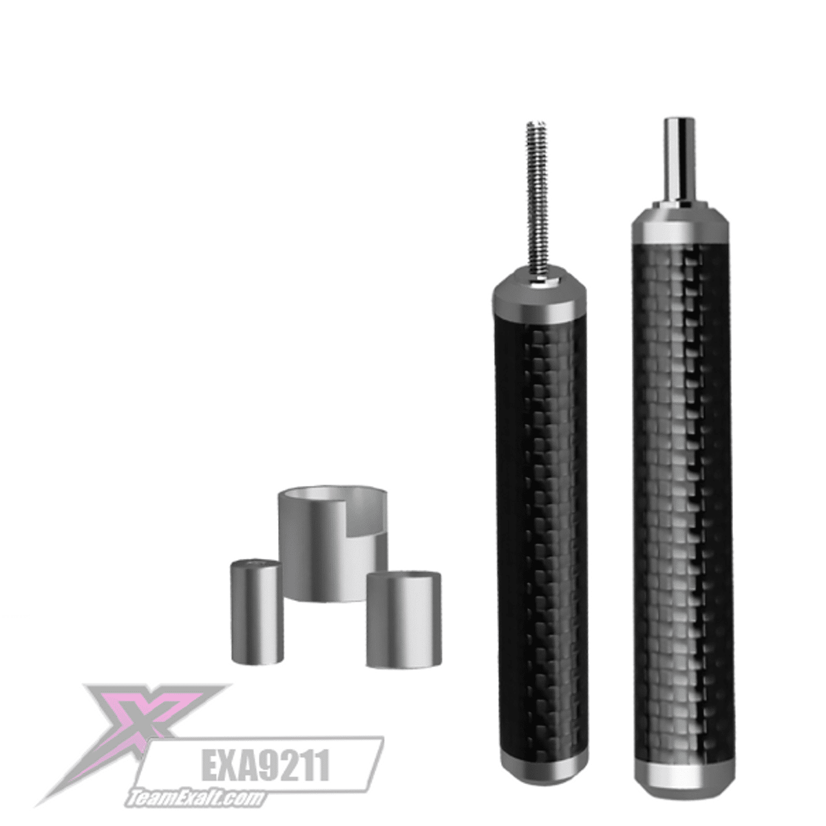 Team Exalt Motor Bearing Tool w/Carbon Fiber &amp; Billet Aluminum Handles EXA9211 image 0