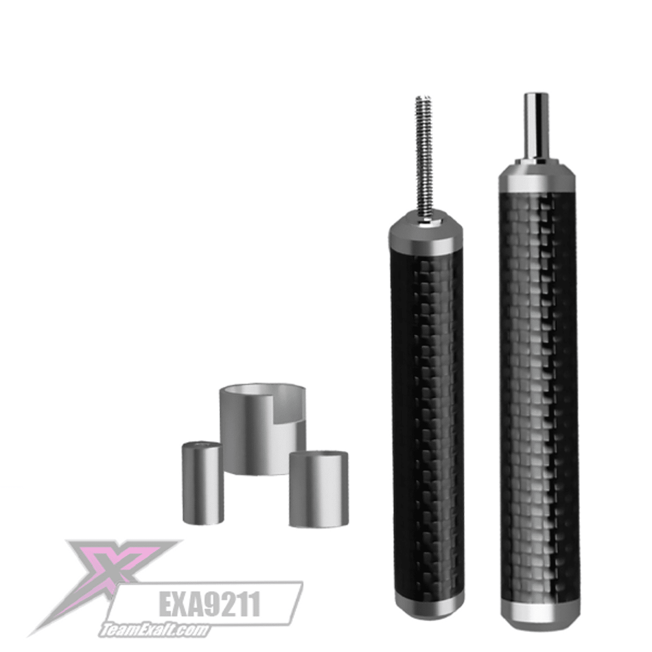 Team Exalt Motor Bearing Tool w/Carbon Fiber &amp; Billet Aluminum Handles EXA9211 image 0