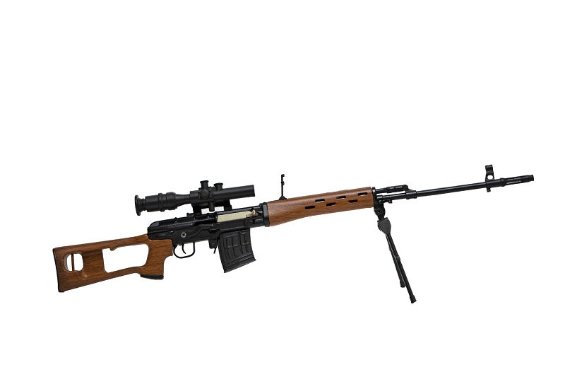 GoatGuns 1/3 Scale Die Cast SVD Dragunov Sniper Model Rifle SVD-BLACK image 0