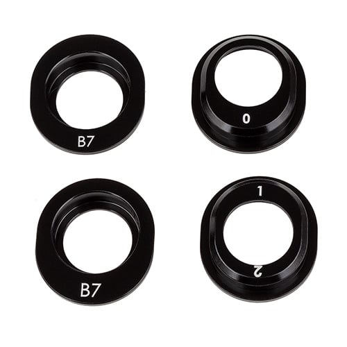 Team Associated FT Aluminum Differential Height Inserts for B7 &amp; B7D Buggy 92455 image 0