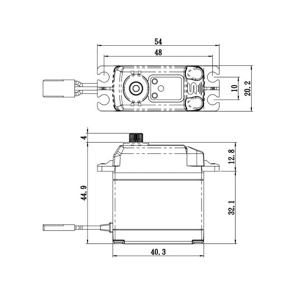 Savox SA-1231SG Plus High Torque Coreless Steel Gear Digital Servo image 1