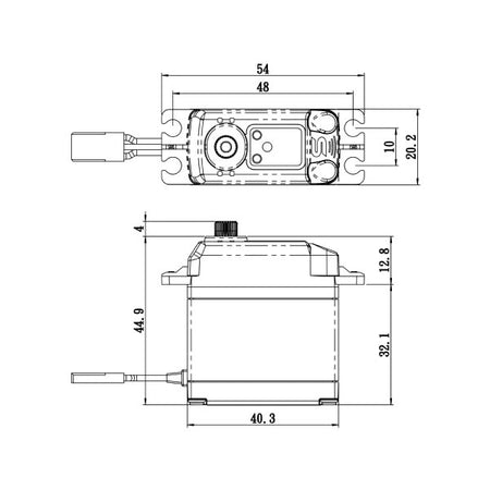 Savox SA-1231SG Plus High Torque Coreless Steel Gear Digital Servo image 1
