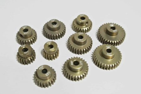 Aluminum Lightweight 48 Pitch (48p) Pinion Gears - 25 Tooth image
