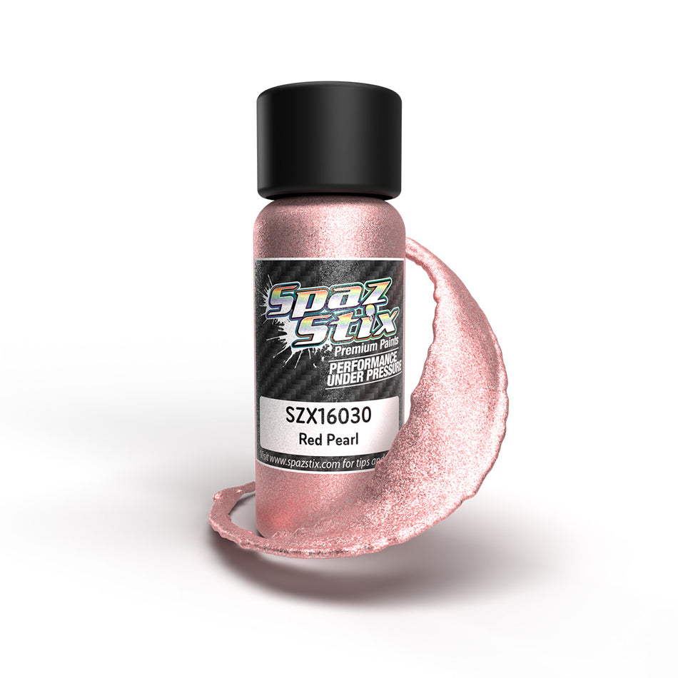 Spaz Stix Red Pearl Airbrush Ready Paint 2oz Bottle SZX16030 16030 image 0